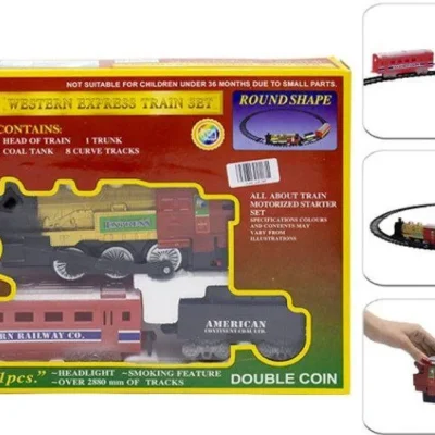 قطار اسباب بازی کلاسیک ریل دار