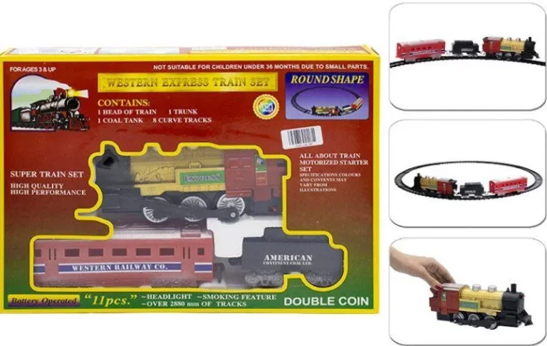 قطار اسباب بازی کلاسیک ریل دار