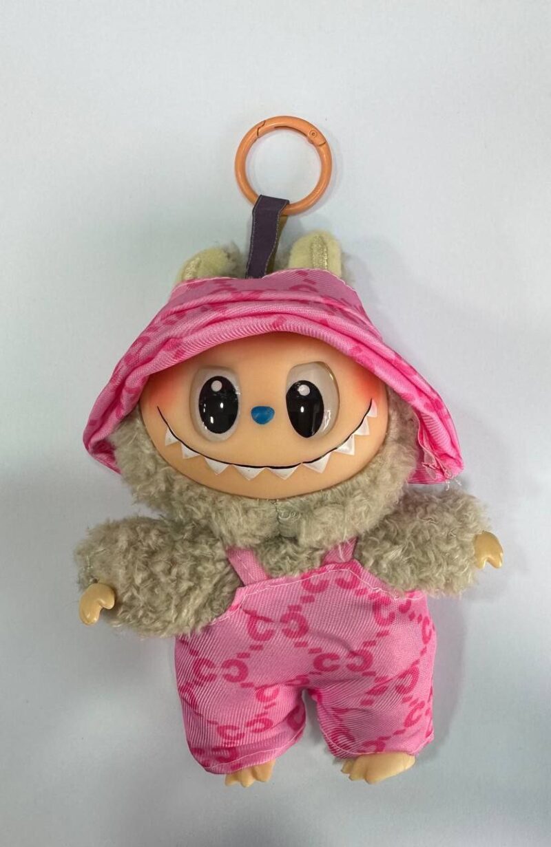 لباس عروسک لبوبو رنگ صورتی