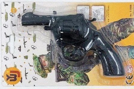 تفنگ اسباب بازی هفت تیر فلزی