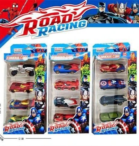 خرید ماشین بازی فلزی اونجز 4 عددی