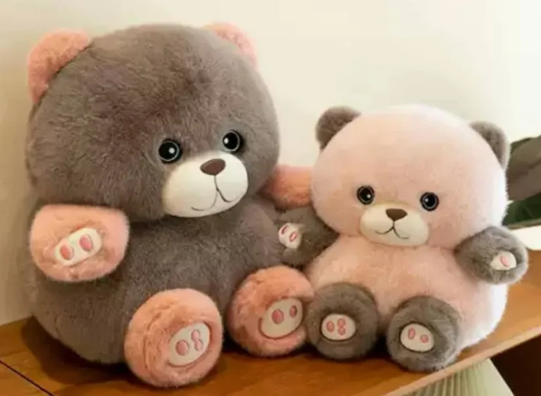 عروسک خرس دست و پا رنگی