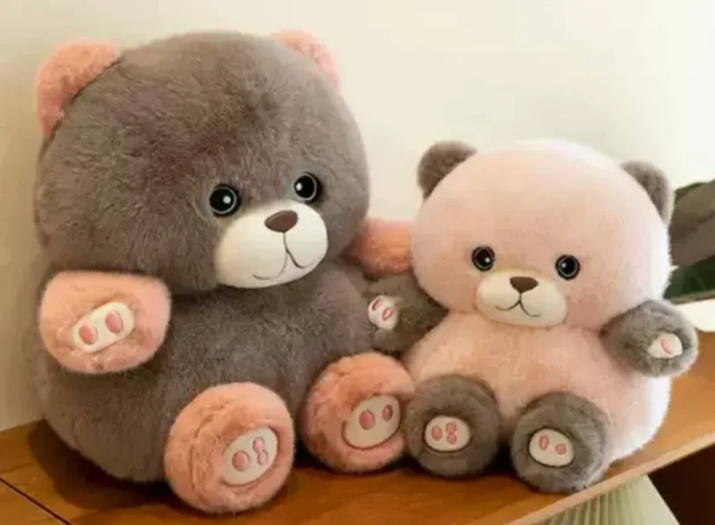 عروسک خرس دست و پا رنگی